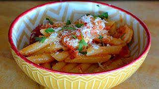 Pasta with Shrimp and tomatoes [upl. by Baten767]