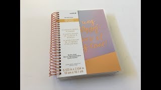 Recollections Mini Weekly Planner Review [upl. by Falo]