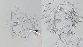 How To Draw Denki Kaminari With Ease  My Hero Academia  ssart1 [upl. by Sutphin]