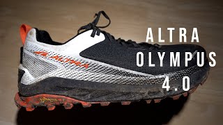 ALTRA OLYMPUS 40 Trail Running Shoe Review  AFTER 50 MILES  Ultra Running [upl. by Naitsabes]