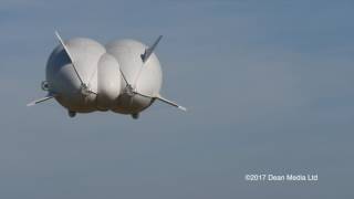 Airlander Takeoff and Landing 10th May 2017 [upl. by Serilda873]