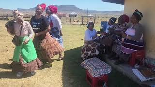 Omama BaKwaRaqo KuTsembeyi bayombela quotSinging Traditional Xhosa songs [upl. by Wheaton316]