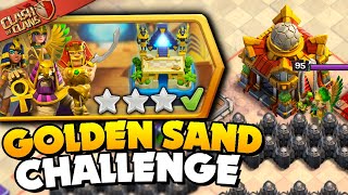 Easily 3 Star Golden Sand and 3Starry Nights Challenge Clash of Clans [upl. by Crandale515]