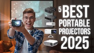 5 Best Portable Projector in 2025 Must Watch Before Buying [upl. by Elga]