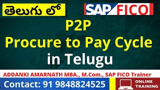 P2P – Process  SAP FICO Video Tutorials in Telugu  SAP FICO in Telegu  SAP FICO IN TELUGU [upl. by Ellerud]