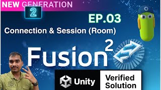 Photon Fusion 2 Unity Multiplayer Basic Tutorial for Beginners  EP03 Connection amp Session Room [upl. by Norel]