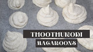 Thoothukodi Macaroon recipe in Tamil  Cashew nut macaroon  3 Ingredient sweet  தூத்துகுடி மக்ரோன் [upl. by Nabatse]