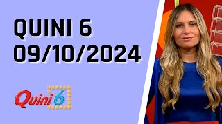 Quini 6 en vivo 9102024  Resultados del sorteo quini 6 del Miércoles 9 de Octubre del 2024 [upl. by Sethi]