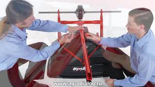 Agri Fab 175lb Tow Broadcast Spreader 2 [upl. by Gnus]