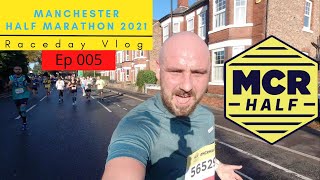 Manchester Half Marathon  Raceday Vlog [upl. by Tiga189]