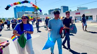 Phoenix Pride Parade 2024  81º Sunday  Phoenix Arizona [upl. by Mcconnell919]