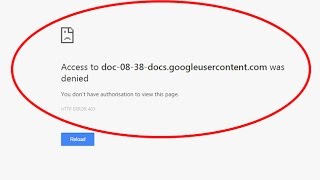 How to fix You dont have authorisation to view this pageHTTP ERROR 403 [upl. by Eelak]