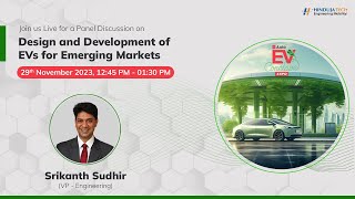 Hinduja Tech Live at ET Auto Panel  Design and Development of EVs for Emerging Markets [upl. by Hux]