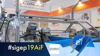 Macchine per produzione coni gelato Comaco a Sigep 2019 [upl. by Uuge]