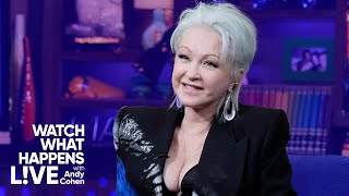 Cyndi Lauper Walks Down a Fashionable Memory Lane  WWHL [upl. by Amoeji]