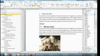 Managing a Thesis using Word 2010  Part 4  Numbering Headings [upl. by Nnyrat]