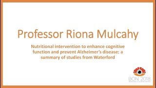 Professor Riona Mulcahy — BON Conference 2018 [upl. by Adnwahsar]