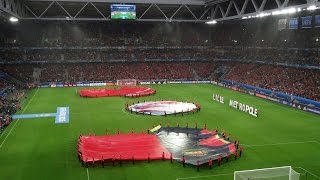 Wales vs Belgium EURO 2016  National Anthems  Hen Wlad fy Nhadau  La Brabançonne [upl. by Dietrich944]