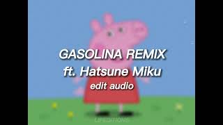 Gasolina REMIX ft Hatsune Miku  Edit Audio [upl. by Goodden252]