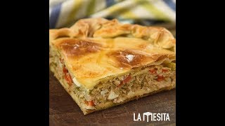 Receta de Tarta de Atún fácil y rica en 1 minuto [upl. by Jala]