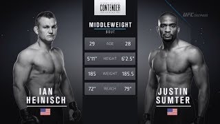 FREE FIGHT  Heinisch Throws Huge Elbows on the Ground  DWCS Week 7 Contract Winner  Season 2 [upl. by Nicolina432]