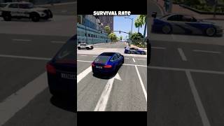 Chance of survival with different vehicles beamng beamngdrive game gameplay gaming beamngcrash [upl. by Davidson]