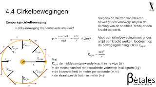 44 Trillingen en cirkelbewegingen VWO  cirkelbewegingen [upl. by Anilac]