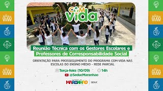 Reunião Técnica com os Gestores e Professores de Corresponsabilidade Social [upl. by Ahders]