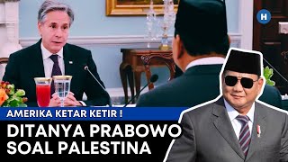 AMERIKA KETAR KETIR DITANYA PRABOWO SOAL PALESTINA [upl. by Jeffers516]