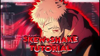 SKEW  SHAKE TUTORIAL  AFTER EFFECTS [upl. by Marcos]