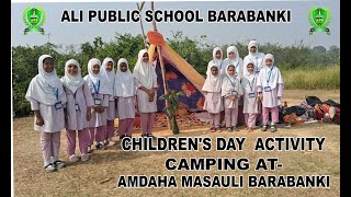 CHILDRENS DAY ACTIVITYCAMPING AT AMDAHA MASAULI BARABANKI [upl. by Nobe620]