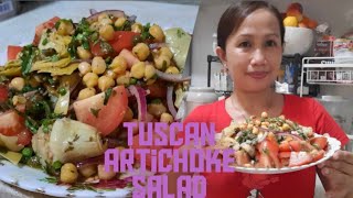 TUSCAN ARTICHOKE SALAD westernfood latest OFWDISKARTECOOKINGIDEAS [upl. by Dirtsa]