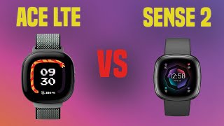 Fitbit Ace LTE vs Fitbit Sense 2  Full Specs Compare Smartwatches [upl. by Atteirneh]