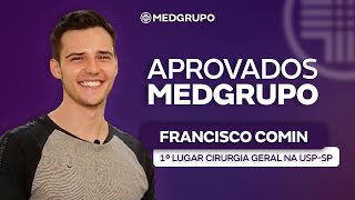 Aprovados MEDGRUPO  Francisco Comin  Terceiro episódio [upl. by Ruomyes]