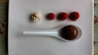 Chocolate Sphericals Dessert Molecular Gastronomy how to cook that ann reardon [upl. by Adnah]