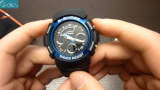 CASIO GShock Mens Watch AW5912AER  Eorogr [upl. by Ardnatal]