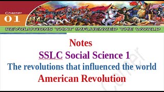 SSLC SS Notes Revolutions that influenced the world part 1SocialScienceCorner [upl. by Leeann]