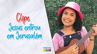 Jesus Entrou em Jerusalém  Sarah Sabará Clipe Oficial [upl. by Ayekahs]