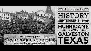 The Great Galveston Hurricane September 8 1900Please like and suscribe [upl. by Lenny]