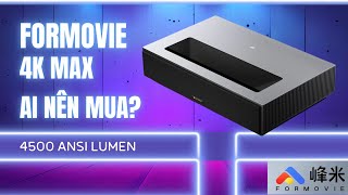 Review máy chiếu Formovie 4K Max L406FCN 4500 ansi lumens [upl. by Anohs]