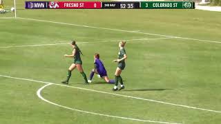 HIGHLIGHTS Fresno State at Colorado State Womens Soccer 10624 [upl. by Daisie]