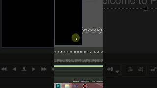 How to add scrolling text effect in VSDC  protechnix vsdc videoediting [upl. by Nired]