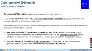 Bluenext  Gestione Corrispettivi Elettronici  14112019 [upl. by Lipski]