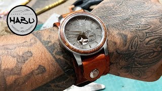 HABU \\ Custom Holzkern Watch [upl. by Lihcox]