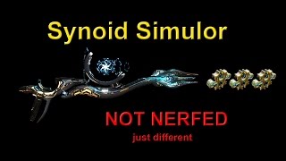 Warframe Synoid Simulor vs Braton post rework NOT NERFED [upl. by Hubsher985]