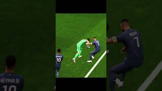 Alisson Becker Goal 😅🔥 football efootball gaming neymar alisson Mbappe messi [upl. by Shandy984]