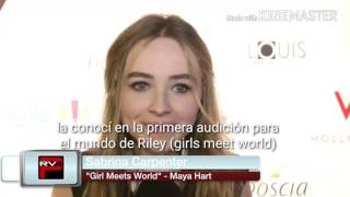 Sabrina Carpenter y Rowan Blanchard hablan sobre quotRowbrinaquot subtitulado [upl. by Neomah768]