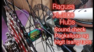 Ragusa XM800 hubs Sound check after more than 1 year Non edited hub [upl. by Zetnod]