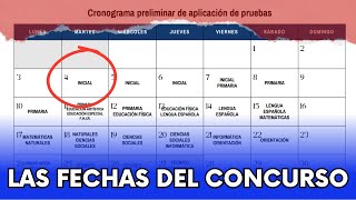 LAS FECHAS PARA LAS EVALUACIONES  CONCURSO DE OPOSICIÓN DOCENTE FOCALIZADO 2024 [upl. by Annaeiluj950]