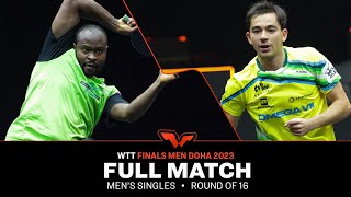 FULL MATCH  Hugo CALDERANO vs Quadri ARUNA  MS R16  WTTDoha 2023 [upl. by Wenda]